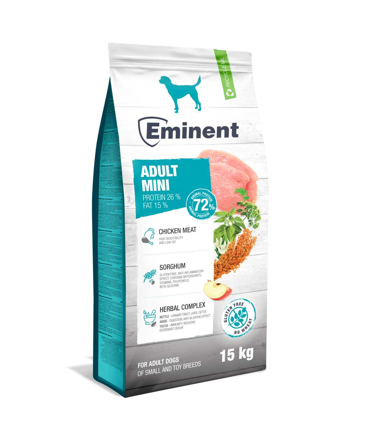 Eminent Adult Mini  26/15 15kg sucha karma dla dorosłych psów małych ras