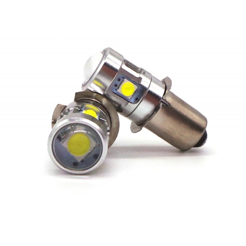 P13 LED 3V żarówka LED PX13.5, P13, P13.5s do latarek mocna motoLEDy