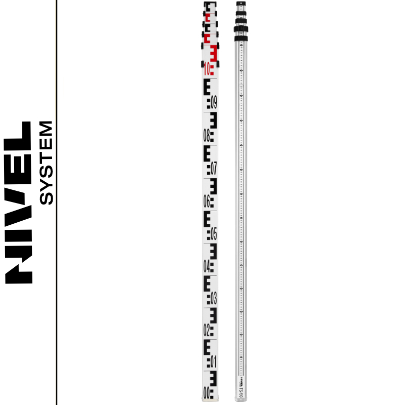Łata niwelacyjna aluminiowa 5m TS-50 Nivel System