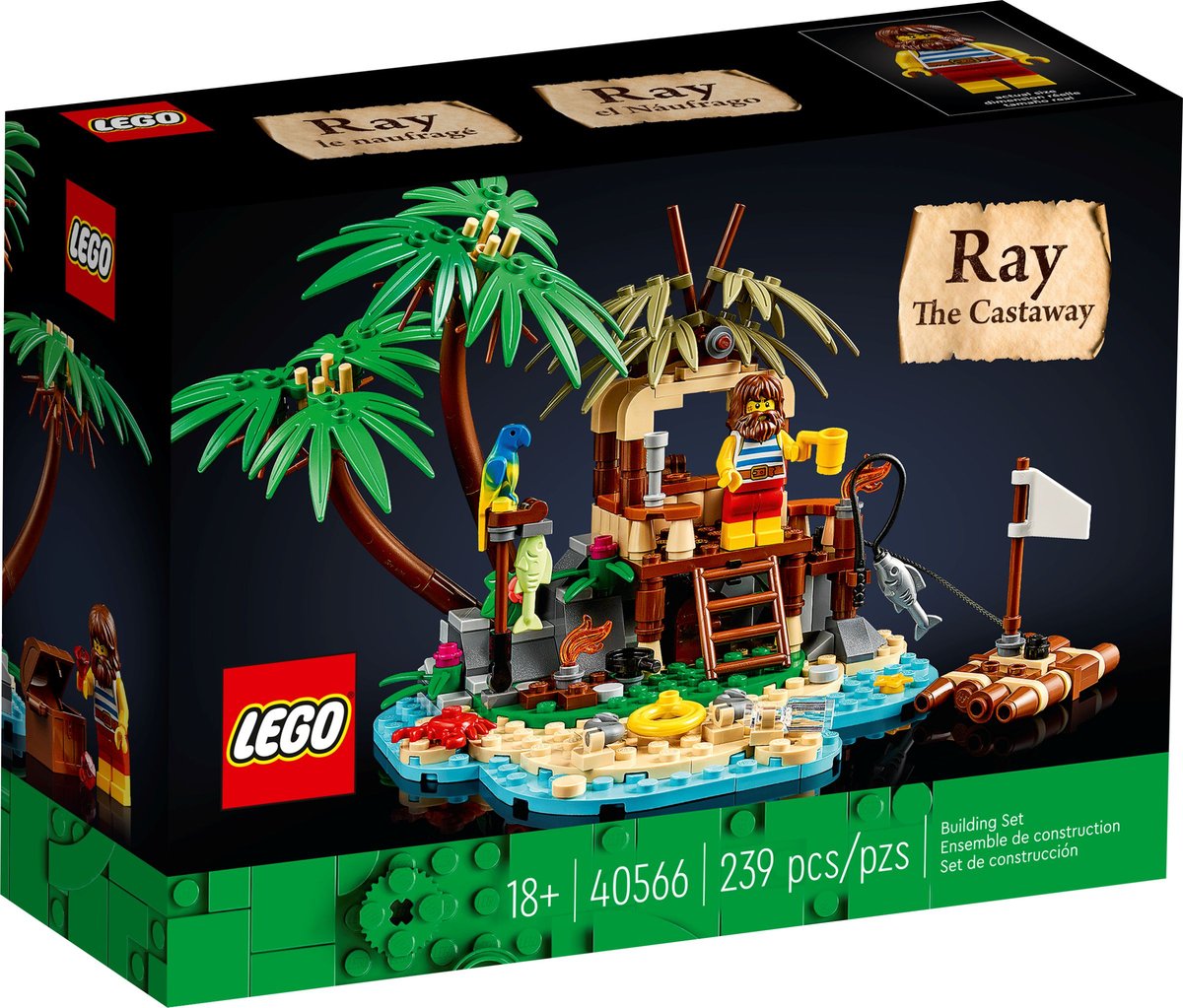 LEGO Classic, klocki, Rozbitek Ray, 40566