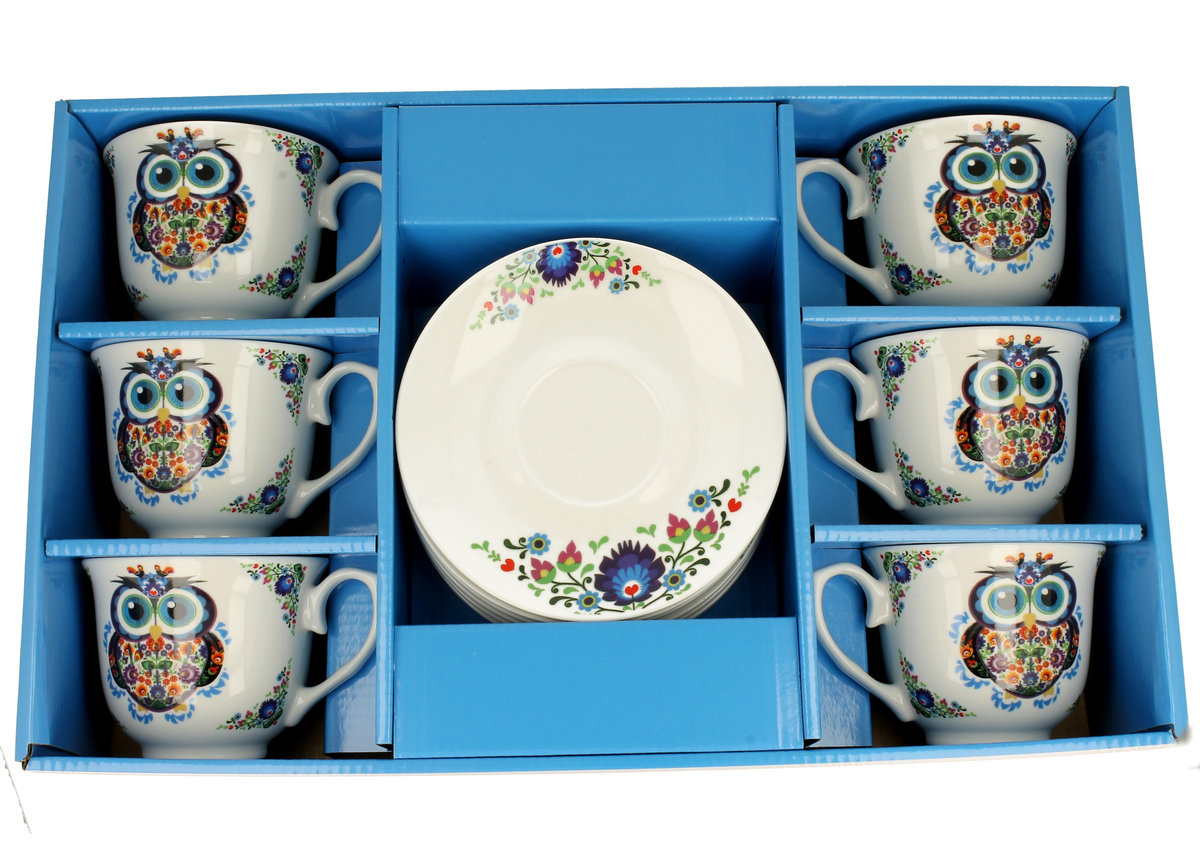 Filiżanki Ze Spodkami 250 Ml K