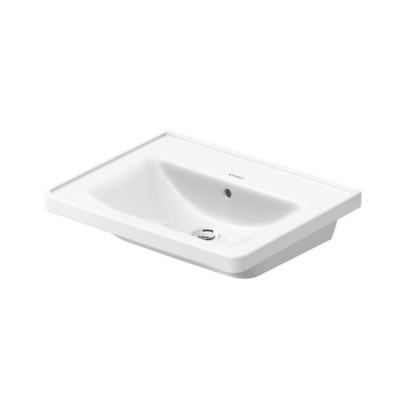 Duravit D-Neo Umywalka meblowa 60x48 cm bez otworu na baterię biała Alpin 2367600060