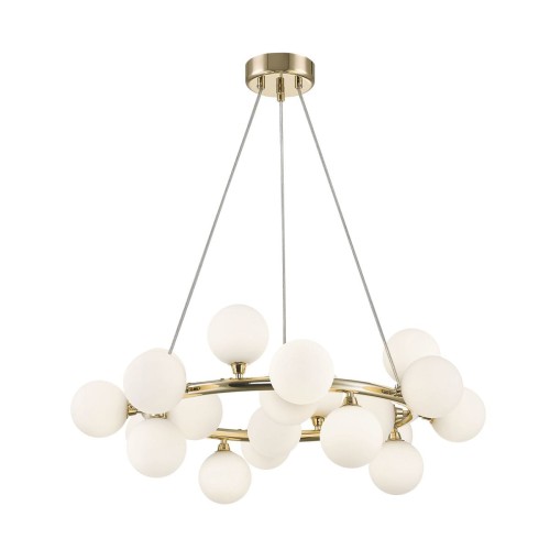 Bobo lampa wisząca 20xG9 złota P0462-20C-F7AA