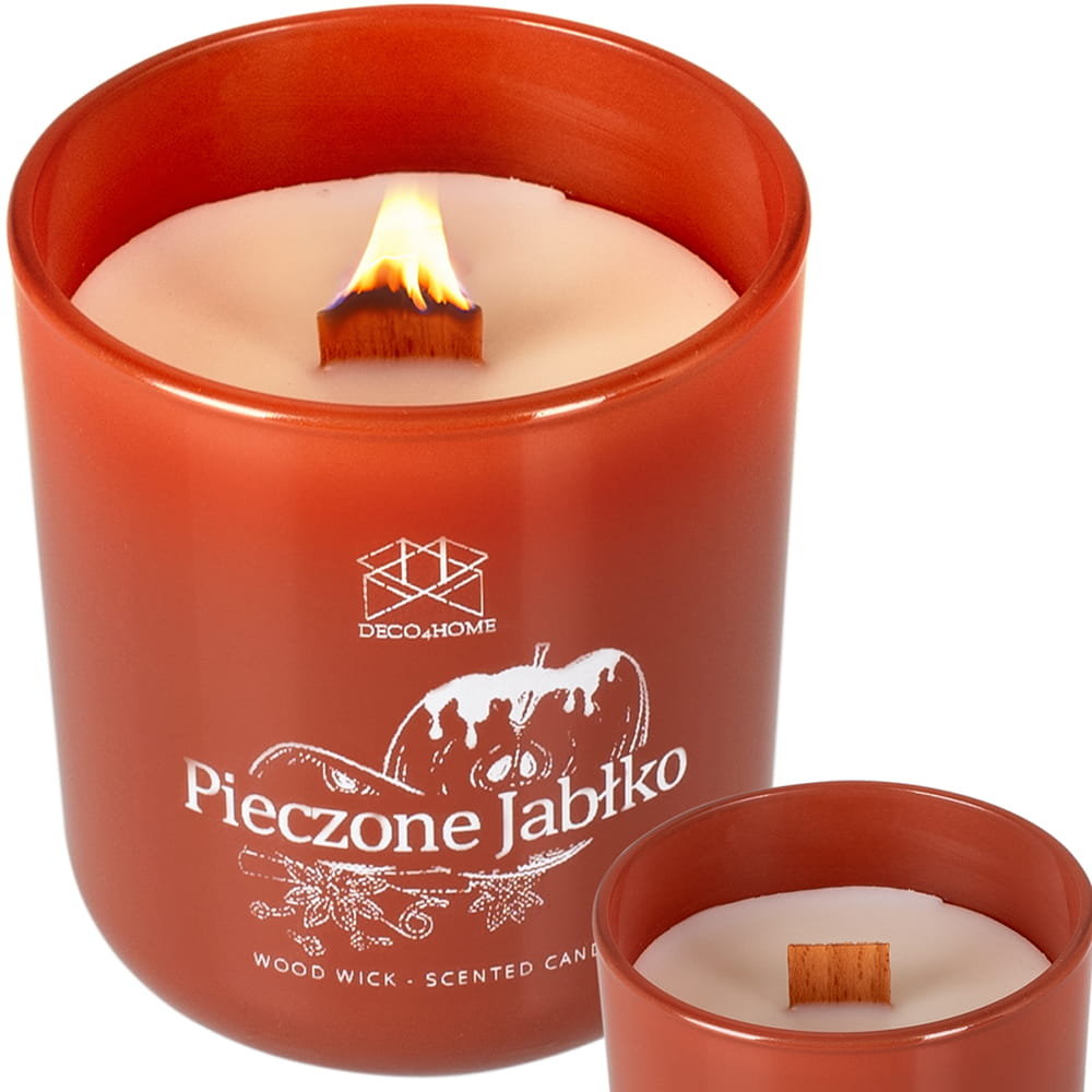 Świeca W Szkle Pieczone Jabłko Sw017 Deco4Home