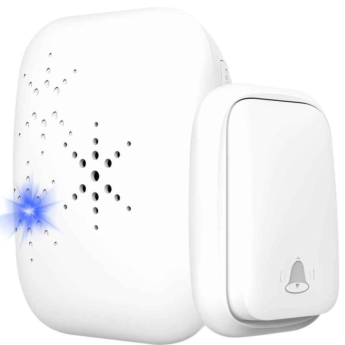 Dzwonek Bezprzewodowy Wodoodporny Do Drzwi Ip44 38 Melodii
