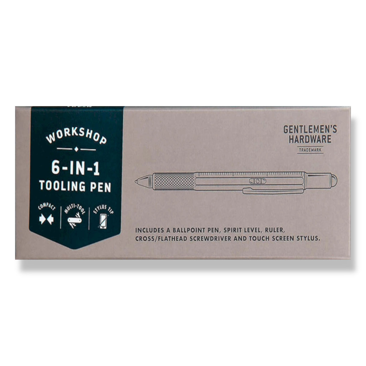 Długopis Wielofunkcyjny Multitool - 6W1 | Gentlemen’S Hardware