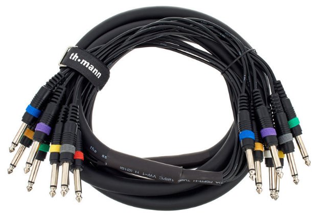 Kabel Wieloparowy Multicore Jack 6,3 Mm 3 M