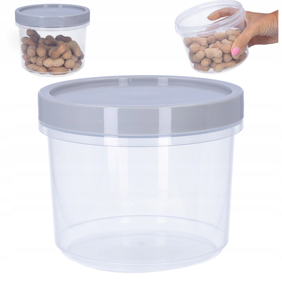 Pojemnik na żywność zupę szczelny 0,9 plastikowy