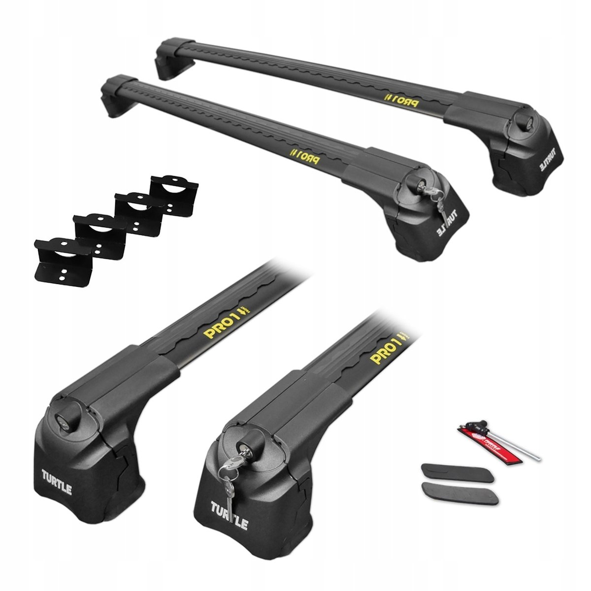 Bagażnik dachowy bazowy niski Turtle Air3 Air-3 czarny 102/106