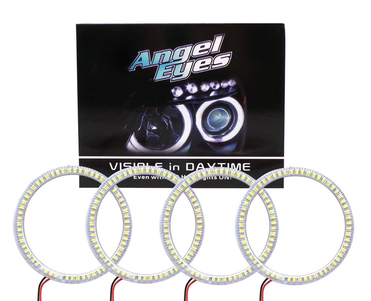 BMW E46 Cabrio, Coupe 2D (04+ ) ringi LED Angel Eye komplet na dwie lampy