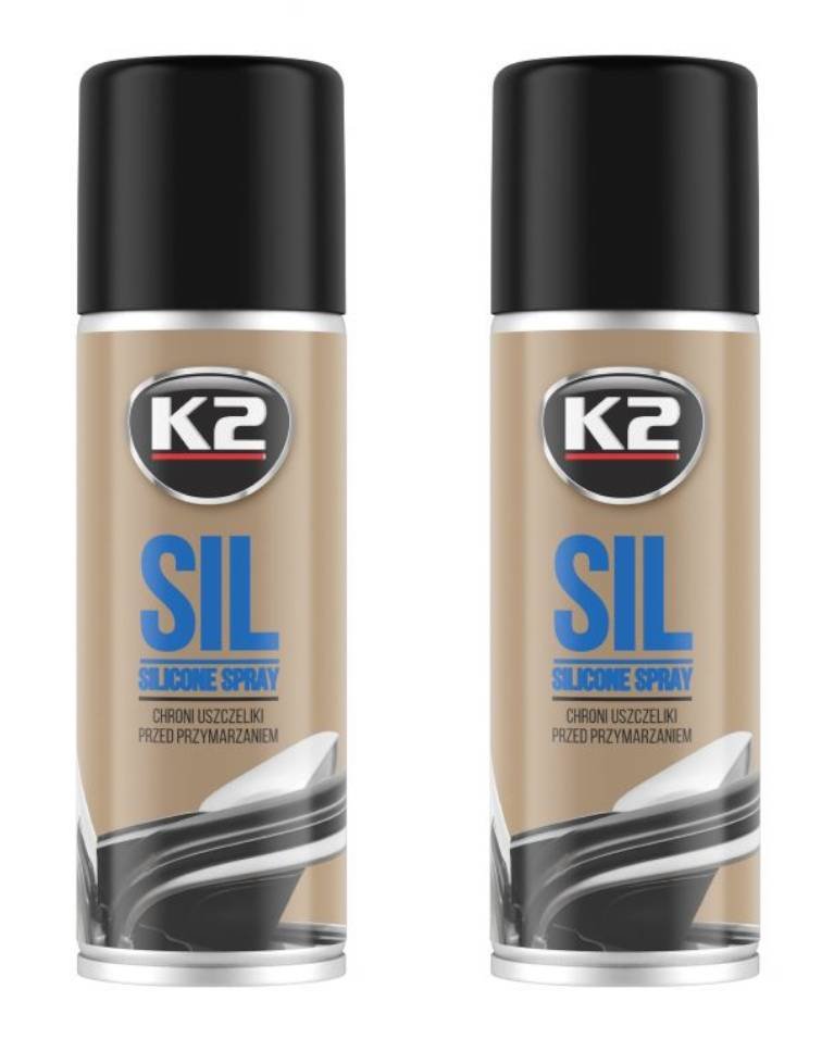 2x SILIKON W SPRAYU K2 SIL 150 ML K634