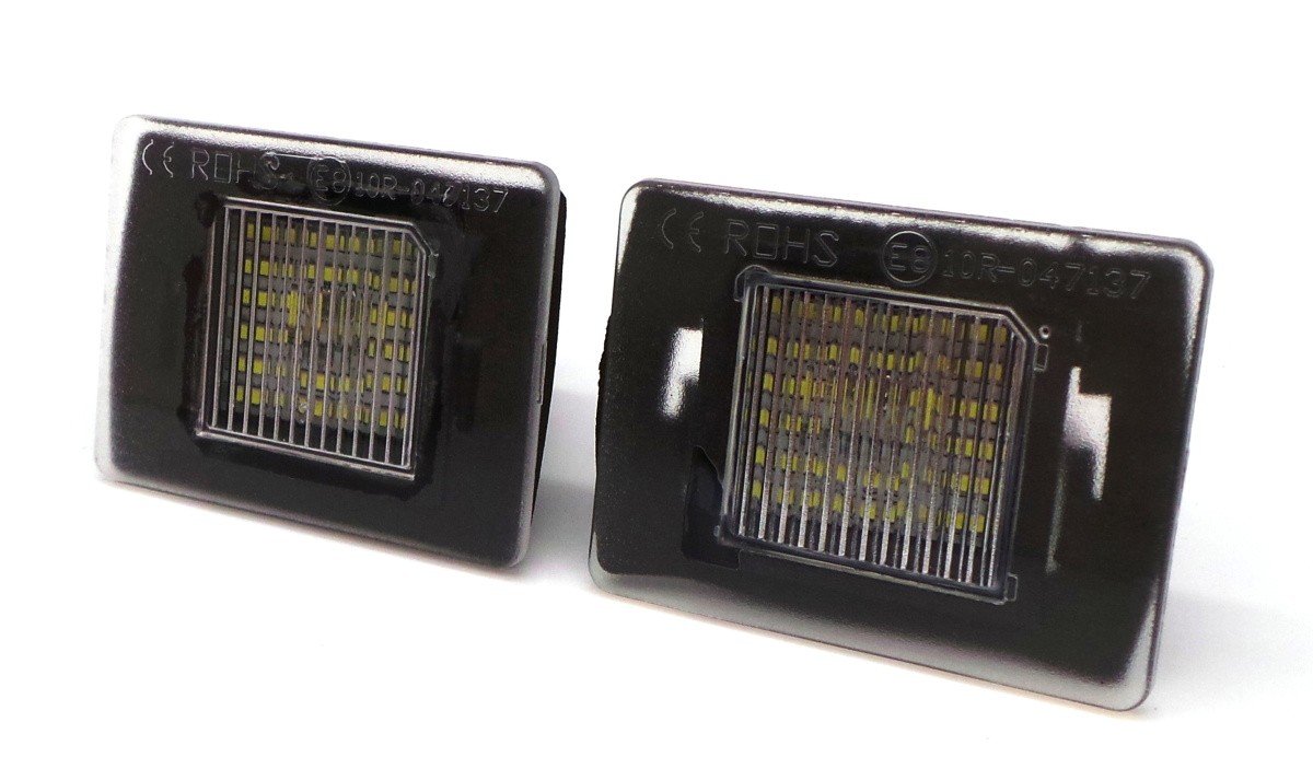 Mercedes lampki rejestracji LED 2szt