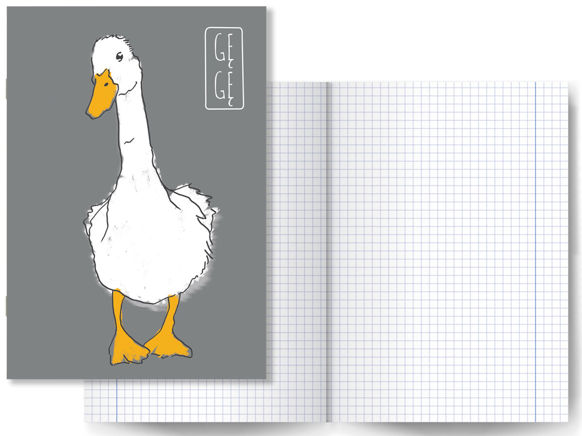 Zeszyt 60 kartek Gęś Pluszak Maskotka Pipa HIT