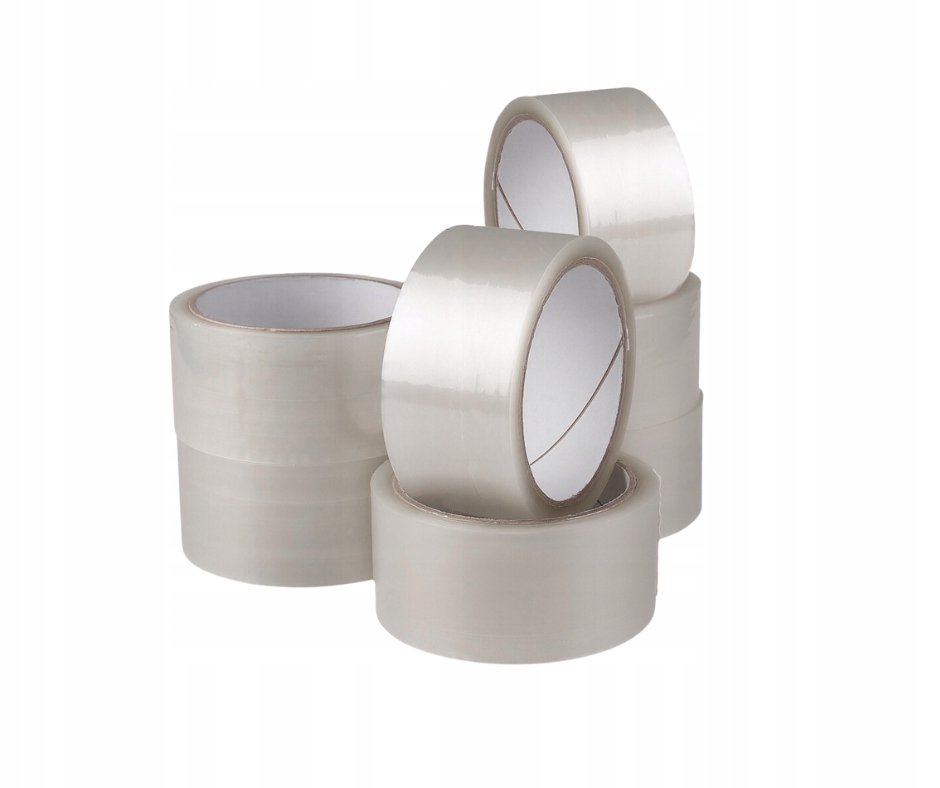 Taśma Pakowa Klejąca Przezroczysta Karton 48Mm X 60M Zestaw 20 Rolek