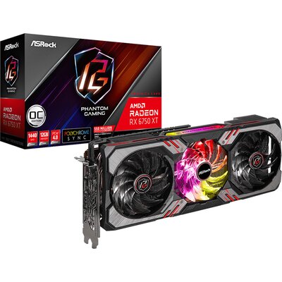 ASRock Karta graf. RX 6750 XT Phantom Gaming D 12G RX6750XT PGD 12GO