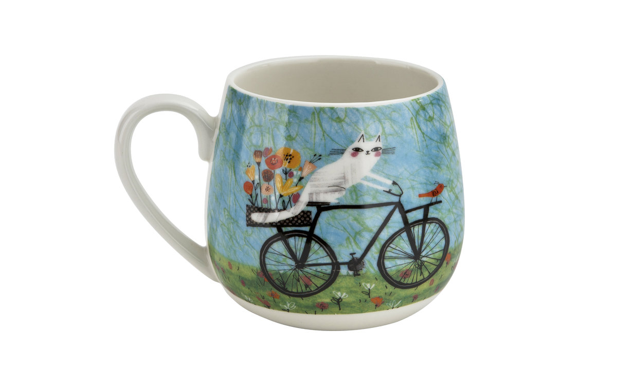 Kubek porcelanowy baryłka 430