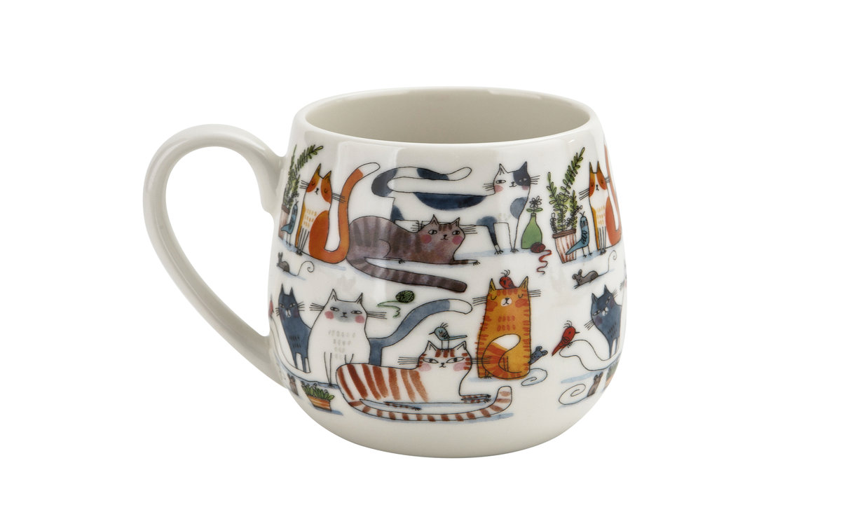 Kubek porcelanowy baryłka 430