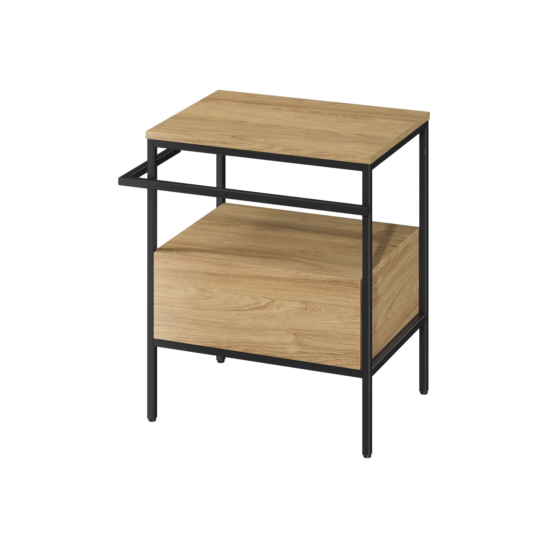 Konsola/ Stelaż pod szafkę łazienkową Komfort Garda 60x83x45 cm czarny mat