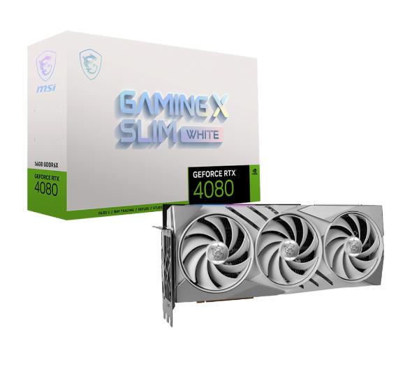 MSI GeForce RTX 4080 GAMING X SLIM WHITE