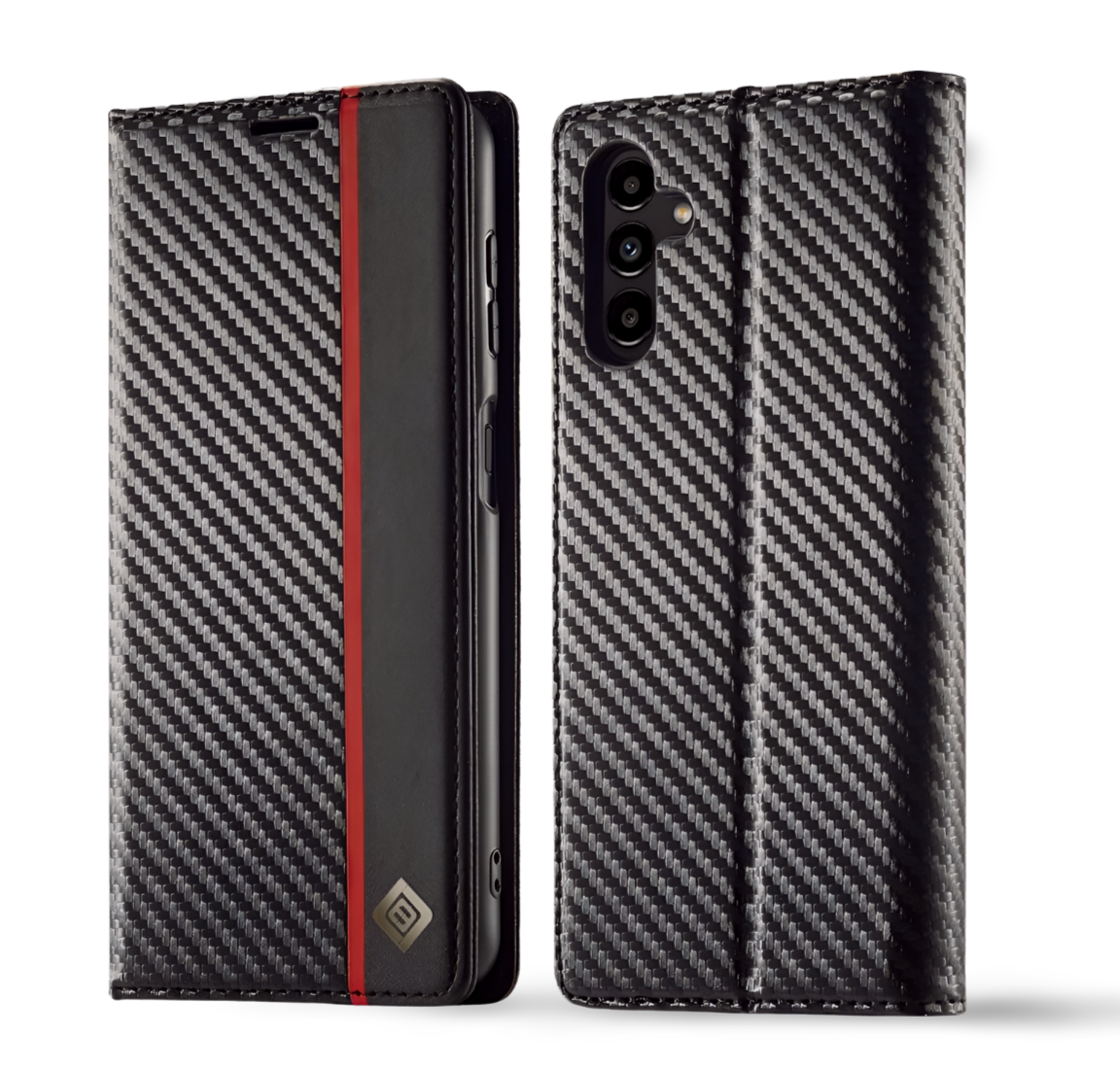 Etui Carbon Fiber Wallet do Samsung Galaxy A54 5G