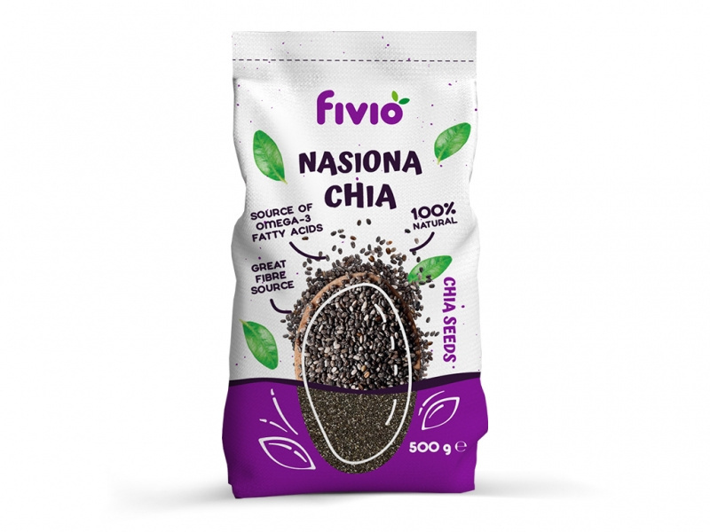 Nasiona chia 500g Fivio >>dostawa już od 6 zł, zapraszamy!