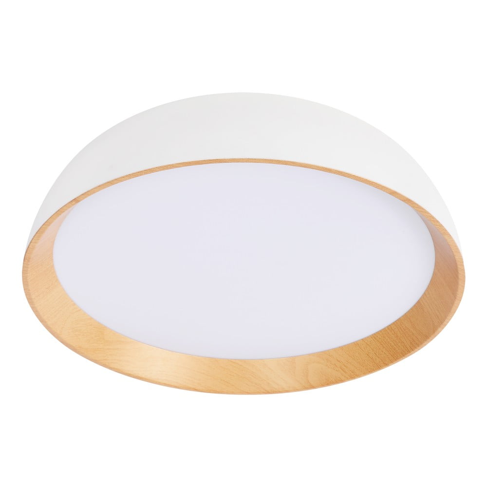 Biała/naturalna lampa sufitowa LED ø 40 cm Calabria – Candellux Lighting