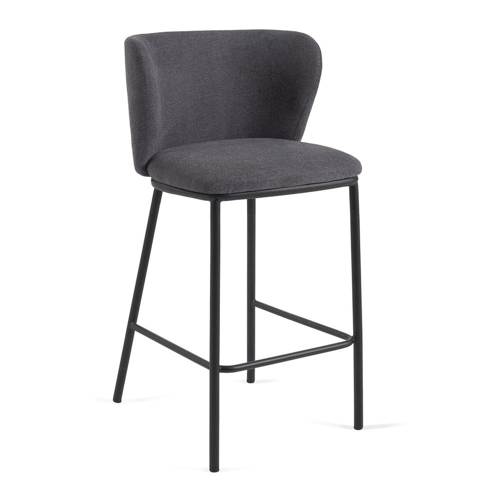 Ciemnoszare hokery zestaw 2 szt. 92 cm Ciselia – Kave Home