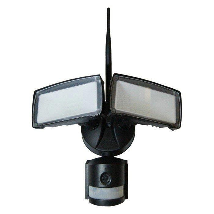 V-TAC, Naświetlacz halogen LED z kamerą WiFi 18W, Czujnik ruchu, Czarny, VT-4818 zimny, 600lm