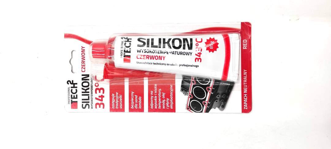 Silikon Czerwony Tuba 85G-343Oc Tech2