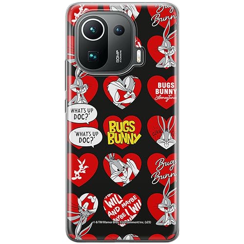 ERT GROUP etui na telefon Xiaomi MI 11 PRO, case oryginalny i oficjalnie licencjonowany przez Looney Tunes, wzór Bugs 022, optymalnie dopasowane, plecki z TPU