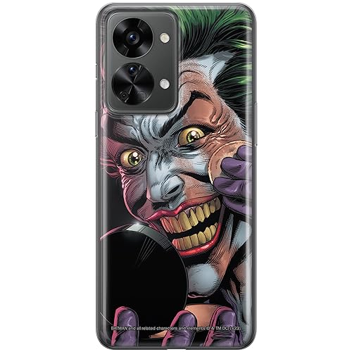 ERT GROUP etui na telefon OnePlus NORD 2T 5G, case oryginalny i oficjalnie licencjonowany przez DC, wzór Joker 023, optymalnie dopasowane, plecki z TPU