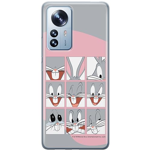 ERT GROUP etui na telefon Xiaomi 12 PRO, case oryginalny i oficjalnie licencjonowany przez Looney Tunes, wzór Bugs 015, optymalnie dopasowane, plecki z TPU