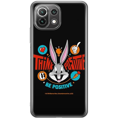 ERT GROUP etui na telefon Xiaomi 11 LITE 4G / 11 LITE 5G, case oryginalny i oficjalnie licencjonowany przez Looney Tunes, wzór Bugs 020, optymalnie dopasowane, plecki z TPU