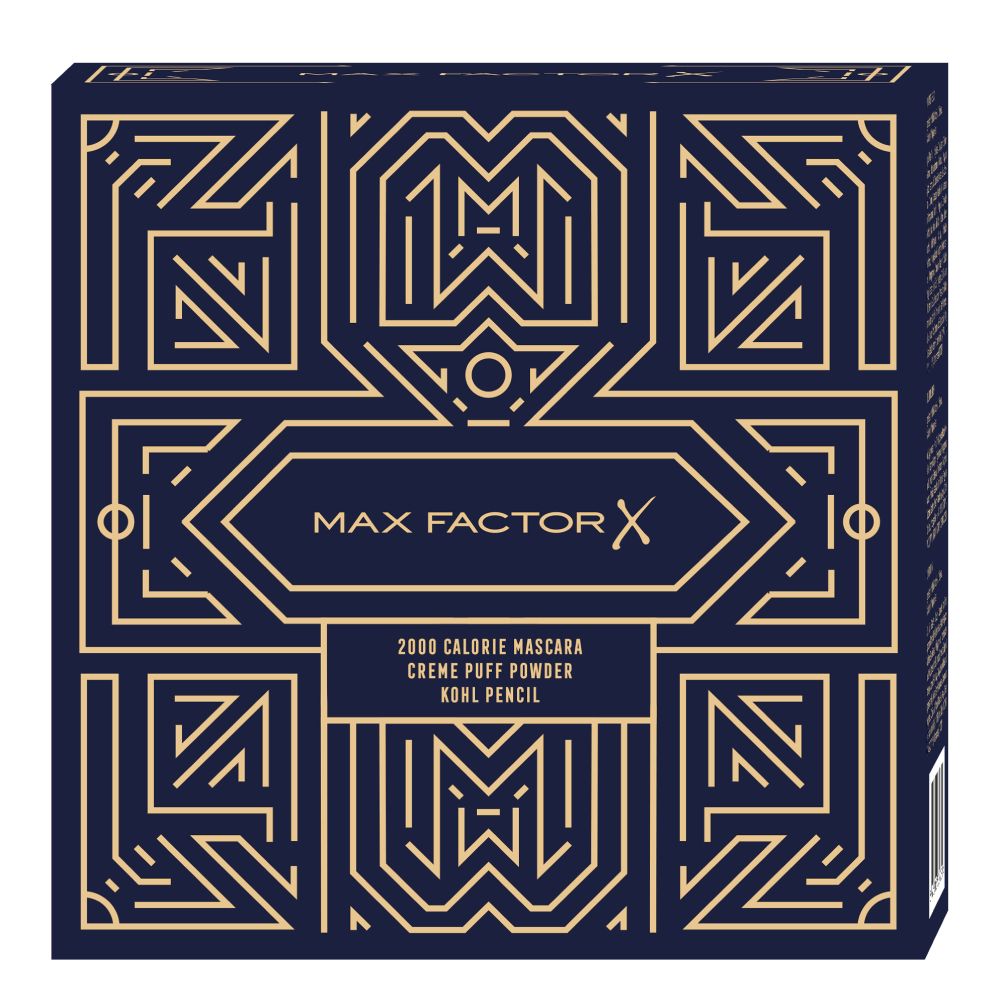 Max Factor Zestaw (Maskara 2000 Calorie + Kredka do oczu + Puder Creme Puff)