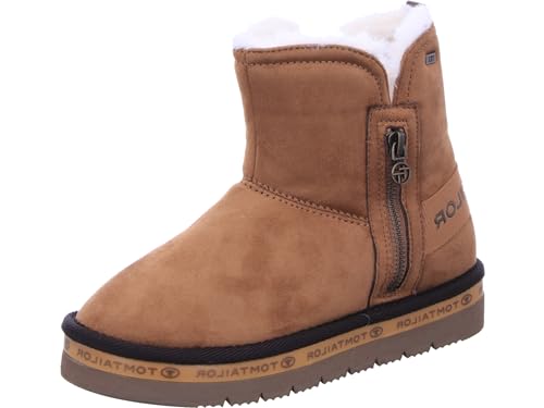 TOM TAILOR Damskie 6390320005 botki, camel, 42 EU, piaskowy, 42 EU