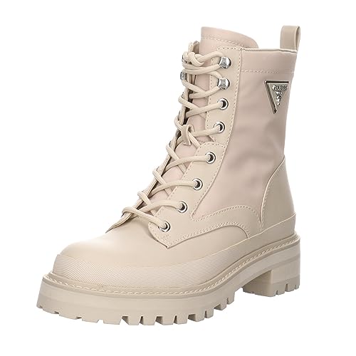Guess Bada, Botki damskie, Cream, 41 EU, krem, 41 EU