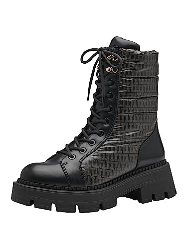 Tamaris Damskie botki 1-1-26232-41, czarny Comb, 38 EU