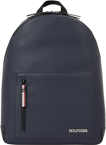 Tommy Hilfiger Dziecięcy plecak pique, unisex, niebieski (Space Blue), jeden rozmiar, niebieski (Kosmiczny Błękit), Rozmiar uniwersalny