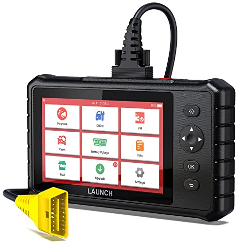 LAUNCH Europe CRP 349 diagnostyka półprofesjonalna & skaner OBD II, wsparcie ponad 75 marek samochodów i 28 funkcji serwisowych, Android 7, Odpowietrzanie układu chłodzenia; Bilans mocy silnika