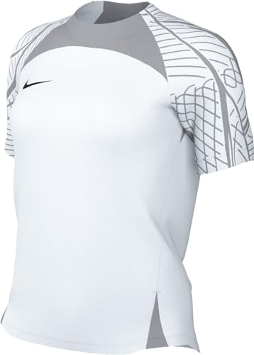 Nike Damski top z krótkim rękawem w Nk Df Strk23 Top Ss, biały/szary wilk szary/czarny, DR2278-100, XXL