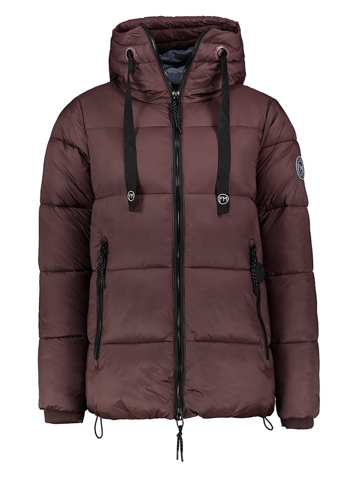 Fresh Made Kurtka przejściowa w kolorze bordowym