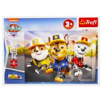 Puzzle 20 el. MiniMaxi Wesołe Pieski 21144 Trefl