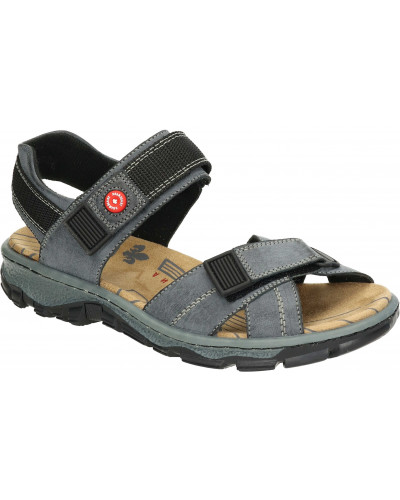 SANDAŁY RIEKER - 910171-05 NIEBIESKIE - Rieker