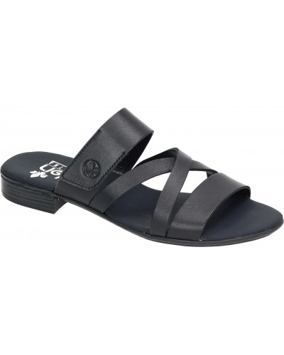 KLAPKI RIEKER - 900114-01 BLACK - Rieker