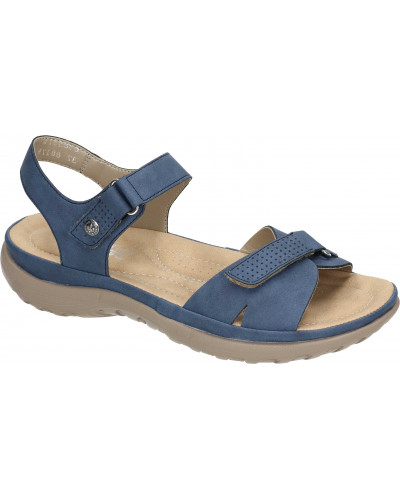SANDAŁY RIEKER - 910174-51 NIEBIESKIE - Rieker