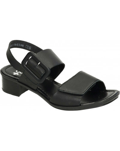 SANDAŁY RIEKER - 910175-01 BLACK - Rieker