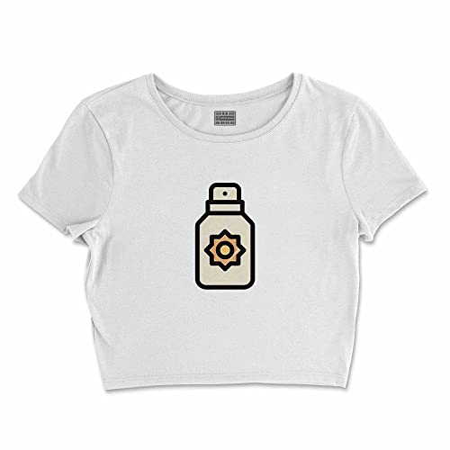 Bona Basics, Nadruk Cyfrowy, Koszulka Podstawowa dla Kobiet, 100% Bawełna, Biały, Casual, Topy dla Kobiet, Rozmiar: L, biały
