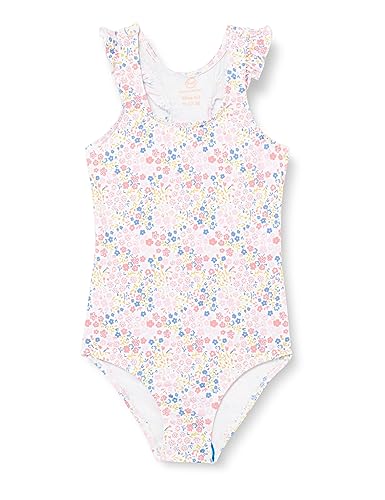 Steiff Dziewczęcy kostium kąpielowy, Bright White, 86 cm