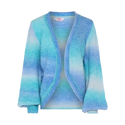 myMo Damska kurtka z dzianiny w kolorze tęczy nylon niebieski wielokolorowy rozmiar M/L, niebieski wielokolorowy, M