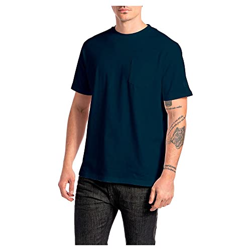 Replay Męski T-shirt M6281, niebieski 085, S